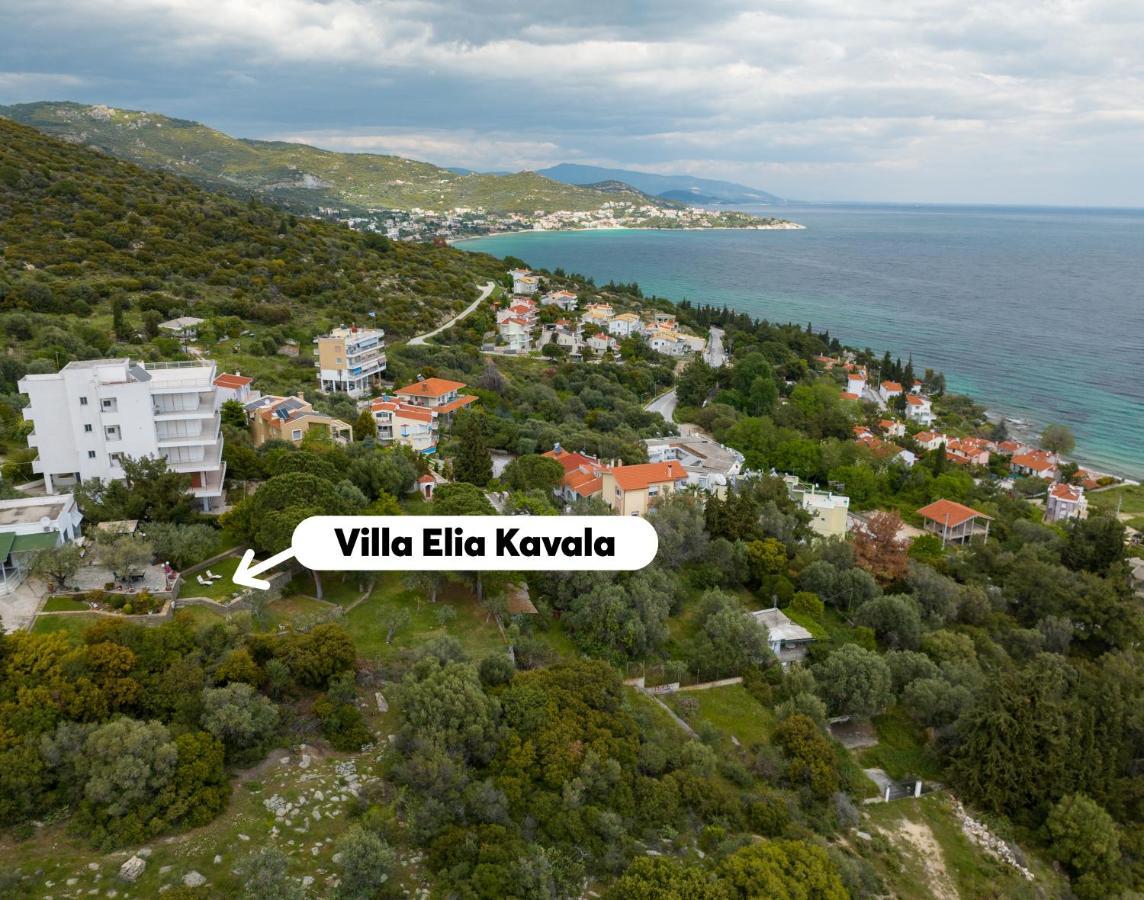 Villa Elia Kavala - Mediterranean Holiday Villa ปาเลออน ซิฟลิคิออน ภายนอก รูปภาพ